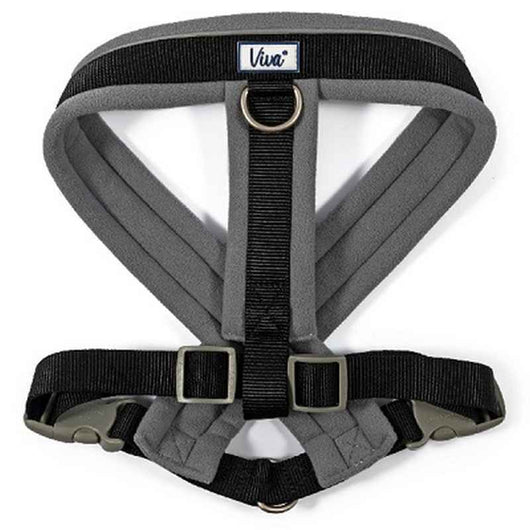 Ancol Viva Padded Dog Harness Black 52-71cm Ancol