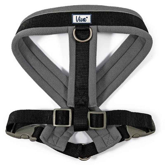 Ancol Viva Padded Dog Harness Black 70-98cm Ancol