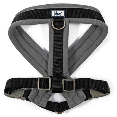Ancol Viva Padded Dog Harness Black 70-98cm Ancol