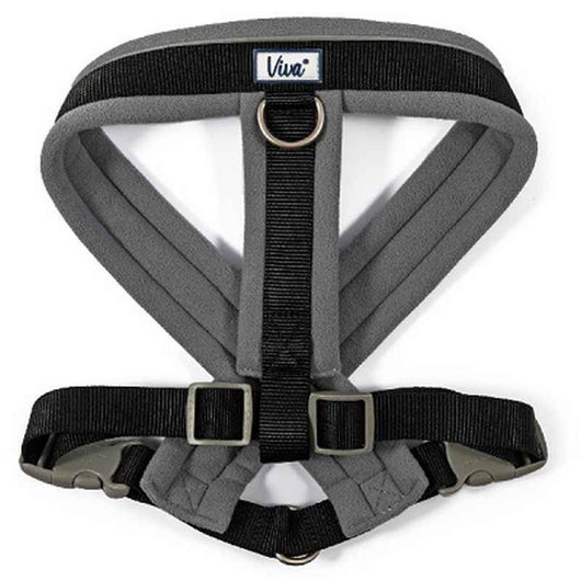 Ancol Viva Padded Dog Harness Black 70-98cm Ancol