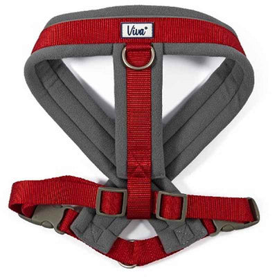 Ancol Viva Padded Dog Harness Red 70-98cm Ancol