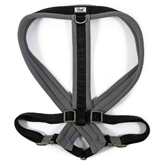Ancol Viva Padded Dog Harness Black 97-130cm Ancol