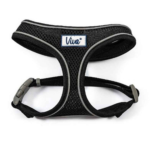Ancol Viva Comfort Mesh Dog Harness Black 28-40cm Ancol
