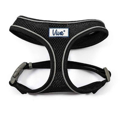 Ancol Viva Comfort Mesh Dog Harness Black 28-40cm Ancol