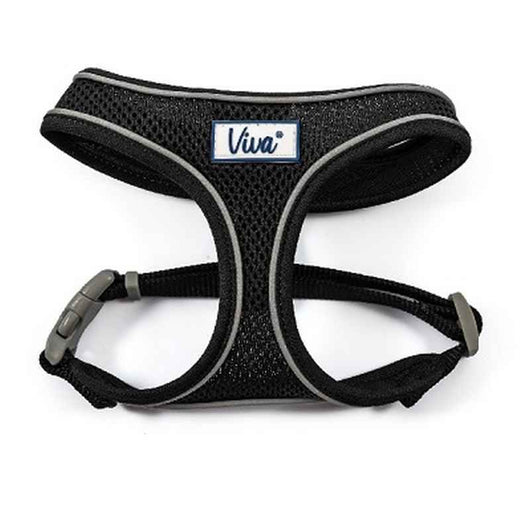 Ancol Viva Comfort Mesh Dog Harness Black 28-40cm Ancol