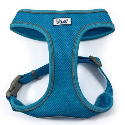 Ancol Viva Comfort Mesh Dog Harness Blue 34-45cm Ancol