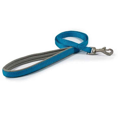 Ancol Viva Padded Snap Lead Blue 12mm x 1m Ancol