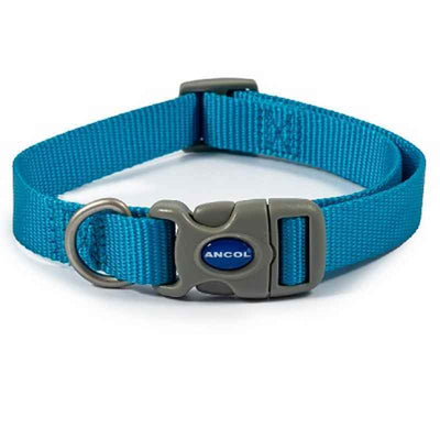 Ancol Viva Adjustable Quick Fit Collar Blue 30-50cm Ancol