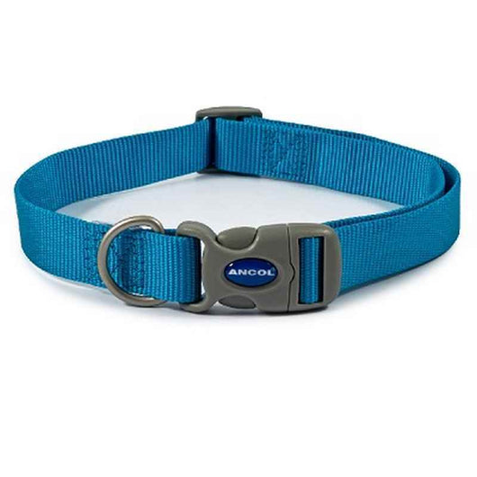 Ancol Viva Adjustable Quick Fit Collar Blue 45-70cm Ancol