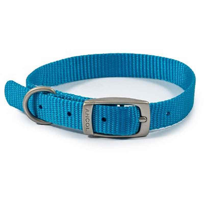 Ancol Viva Buckle Collar Blue 26-31cm Ancol