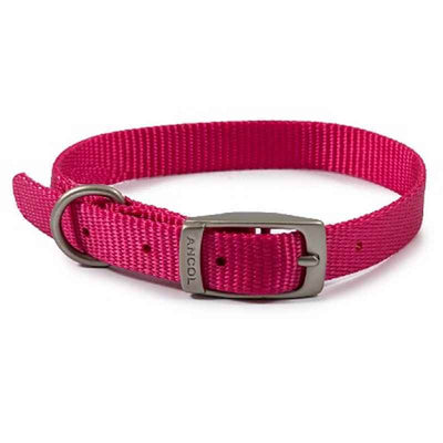 Ancol Viva Buckle Collar Pink 20-26cm Ancol