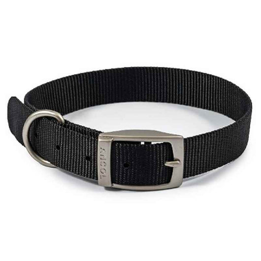 Ancol Viva Buckle Collar Black 28-36cm Ancol