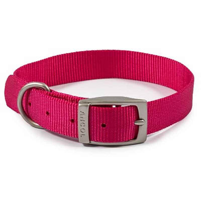 Ancol Viva Buckle Collar Pink 35-43cm Ancol