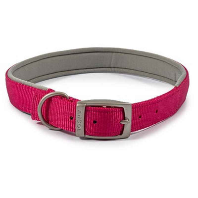 Ancol Viva Padded Buckle Collar Pink 50-59cm Ancol