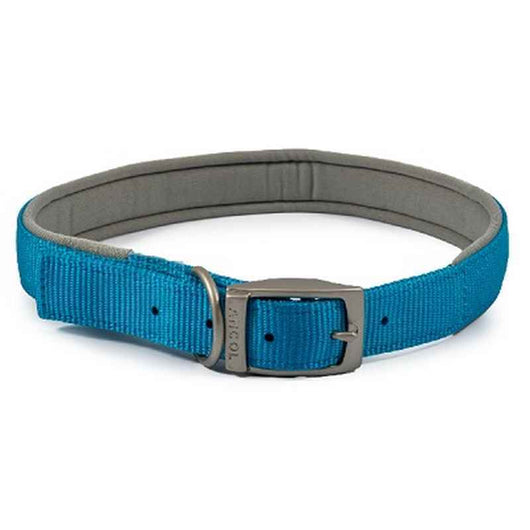 Ancol Viva Padded Buckle Collar Blue 50-59cm Ancol