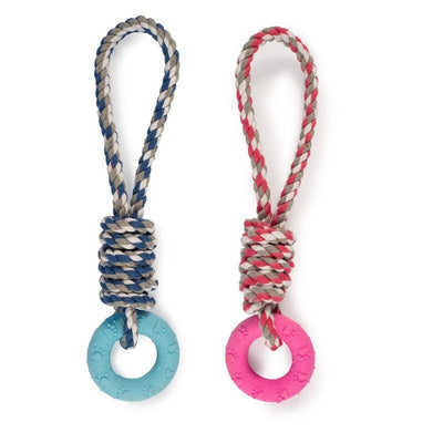 Ancol Small Bite Rope & Ring Dog Toy Ancol