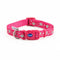 Ancol Hearts Reflective Pink Dog Collar 30 - 50cm