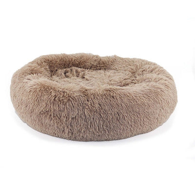Ancol Sleepy Paws Super Plush Donut Bed Oatmeal 70cm Ancol