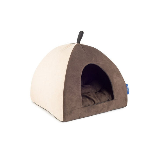 Ancol Sleepy Paws Pyramid Timberwolf Bed Beige Ancol
