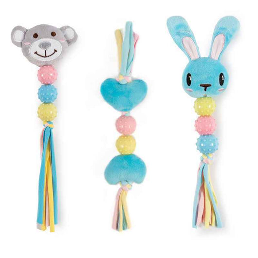 Ancol Small Bite Bear/Bunny/Heart Teether Bone x 6 Ancol
