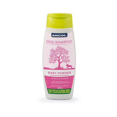 Ancol Dog Shampoo Baby Powder 6 x 200ml Ancol
