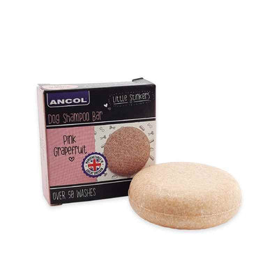 Ancol Little Stinker Dog Shampoo Bar Pink Grapefruit 50g x 6 Ancol