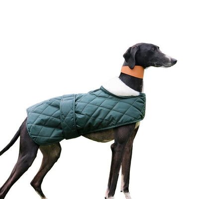 Ancol Muddy Paws Quilted Green Hound Coat Large Ancol