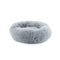 Ancol Sleepy Paws Super Soft Plush Donut Bed Slate Grey 50cm