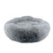 Ancol Sleepy Paws Super Soft Plush Donut Bed Slate Grey 100cm