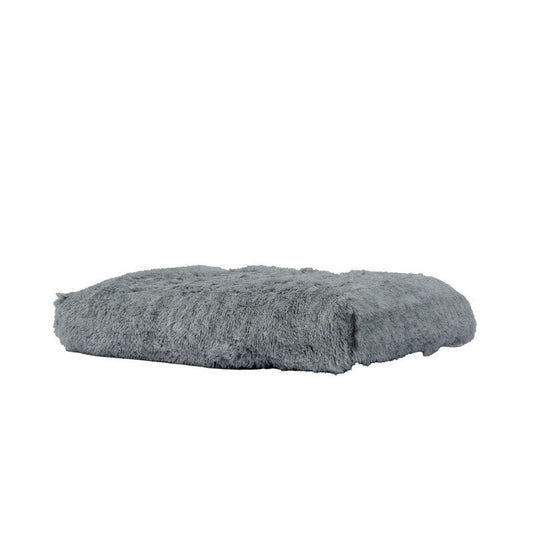 Ancol Sleepy Paws Super Soft Plush Mattress Slate Grey 75cm x 60cm Ancol