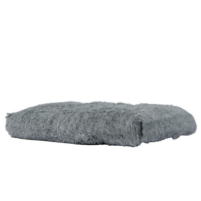 Ancol Sleepy Paws Super Soft Plush Mattress Slate Grey 100cm x 70cm Ancol