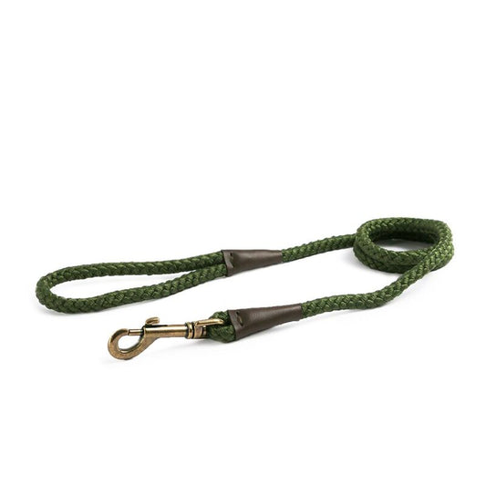 Ancol Heritage Collection Rope Lead Green 10mm x 1.07m Ancol