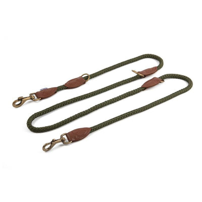 Ancol Heritage Collection Rope Multiway Training Lead Green 12mm x 2m Ancol