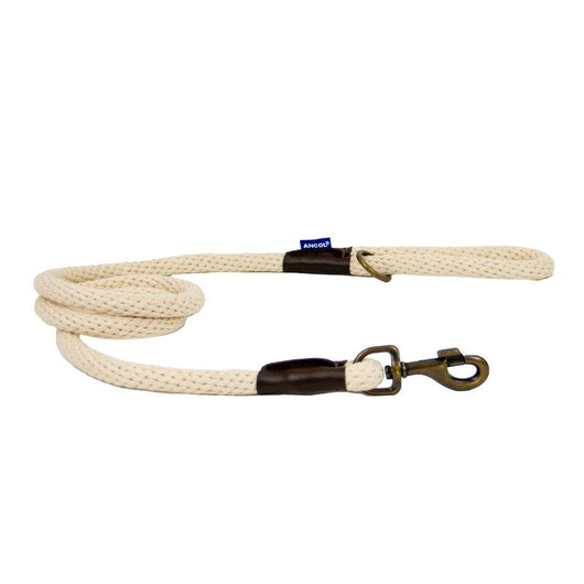 Ancol Heritage Collection Cotton Rope Lead Natural 15mm x 1.5m Ancol