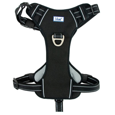 Ancol Viva Exercise & Travel Harness Black Large 60-85cm Ancol
