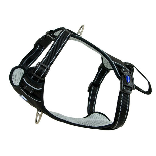 Ancol Viva Exercise & Travel Harness Black XLarge 80-120cm Ancol