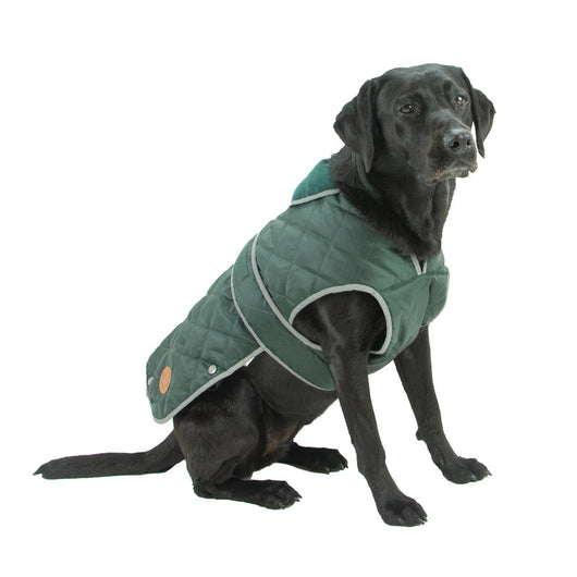 Ancol Heritage Quilted Green Coat Small 30cm Ancol