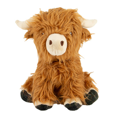 Ancol Heritage Fergus Highland Cow Dog Toy Ancol