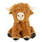 Ancol Heritage Fergus Highland Cow Dog Toy