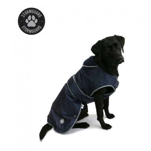 Ancol Stormguard Navy Blue Coat Small 30cm