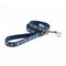 Ancol Paw and Bone Reflective Dog Lead Blue 19mm x 1m