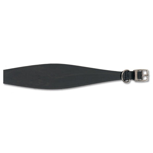 Ancol Black Leather Greyhound Collar 35cm Ancol