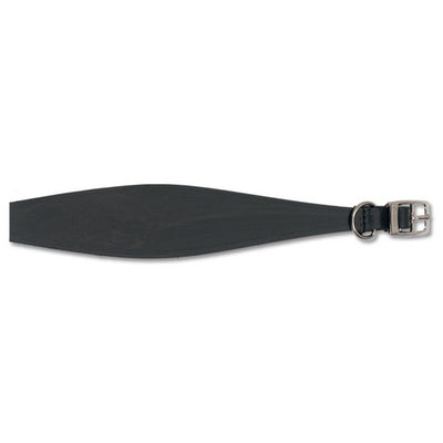 Ancol Black Leather Greyhound Collar 35cm Ancol