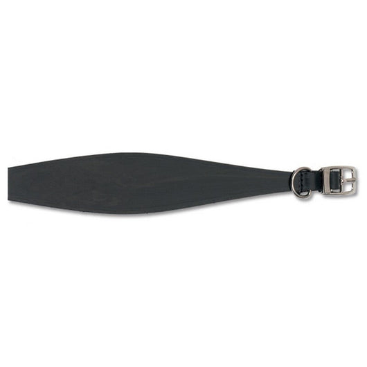 Ancol Black Leather Greyhound Collar 35cm Ancol