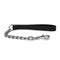 Ancol Classic Collection Leather Chain Lead Extra Heavy Black 50cm