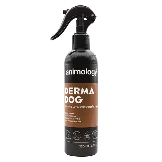 Animology Derma Dog No Rinse Sensitive Shampoo Spray 250ml x 6 Animology