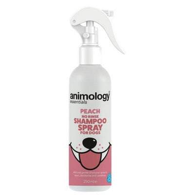 Animology Essentials Peach No Rinse Shampoo Spray 250ml x 5 Animology