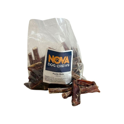 Nova Dog Chews Bull Pizzles 12cm x 50 Pack Nova Dog Chews