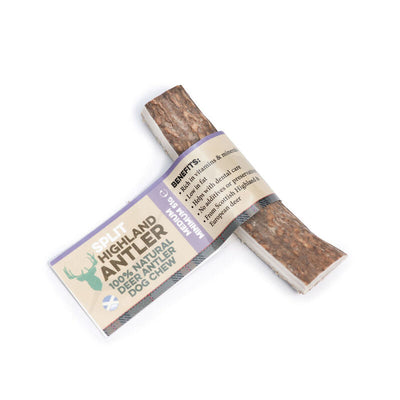 Nova Dog Chews Highland Antler Split Antler Bar Medium Nova Dog Chews