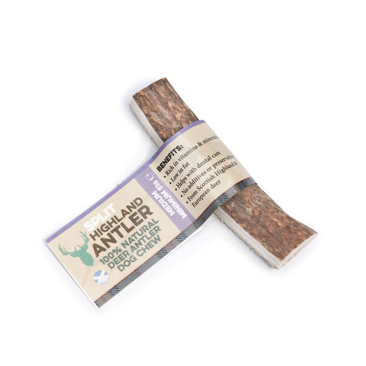 Nova Dog Chews Highland Antler Split Antler Bar Medium Nova Dog Chews